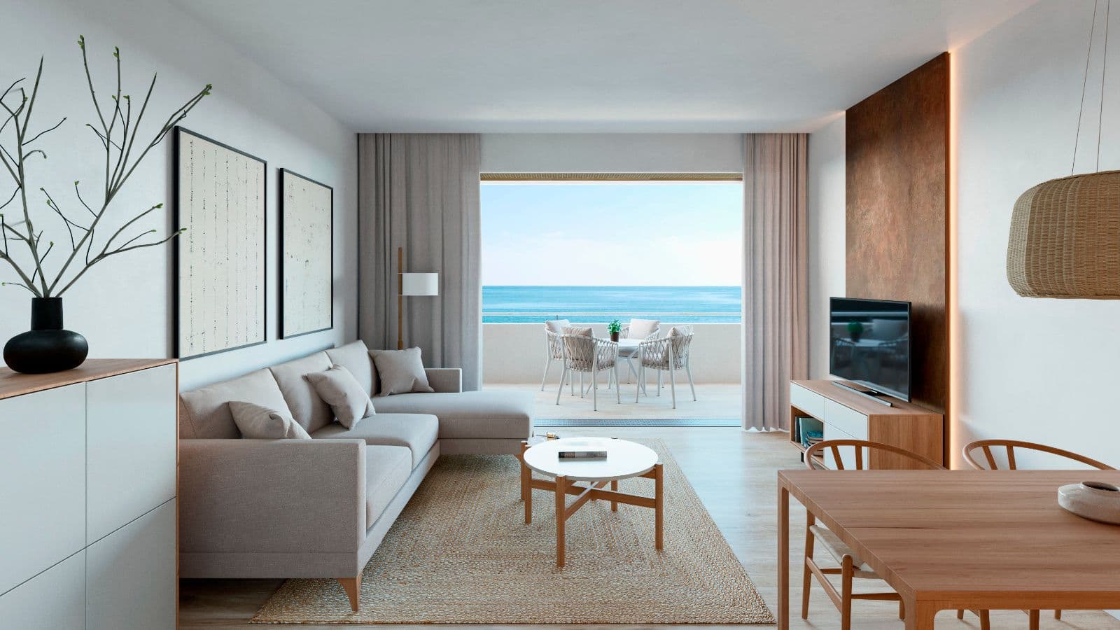 Piso a estrenar con terraza y zonas comunes en Moncófar (2º)