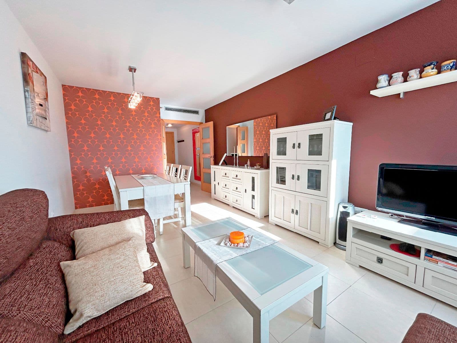 Piso luminoso con garaje y trastero en Almazora