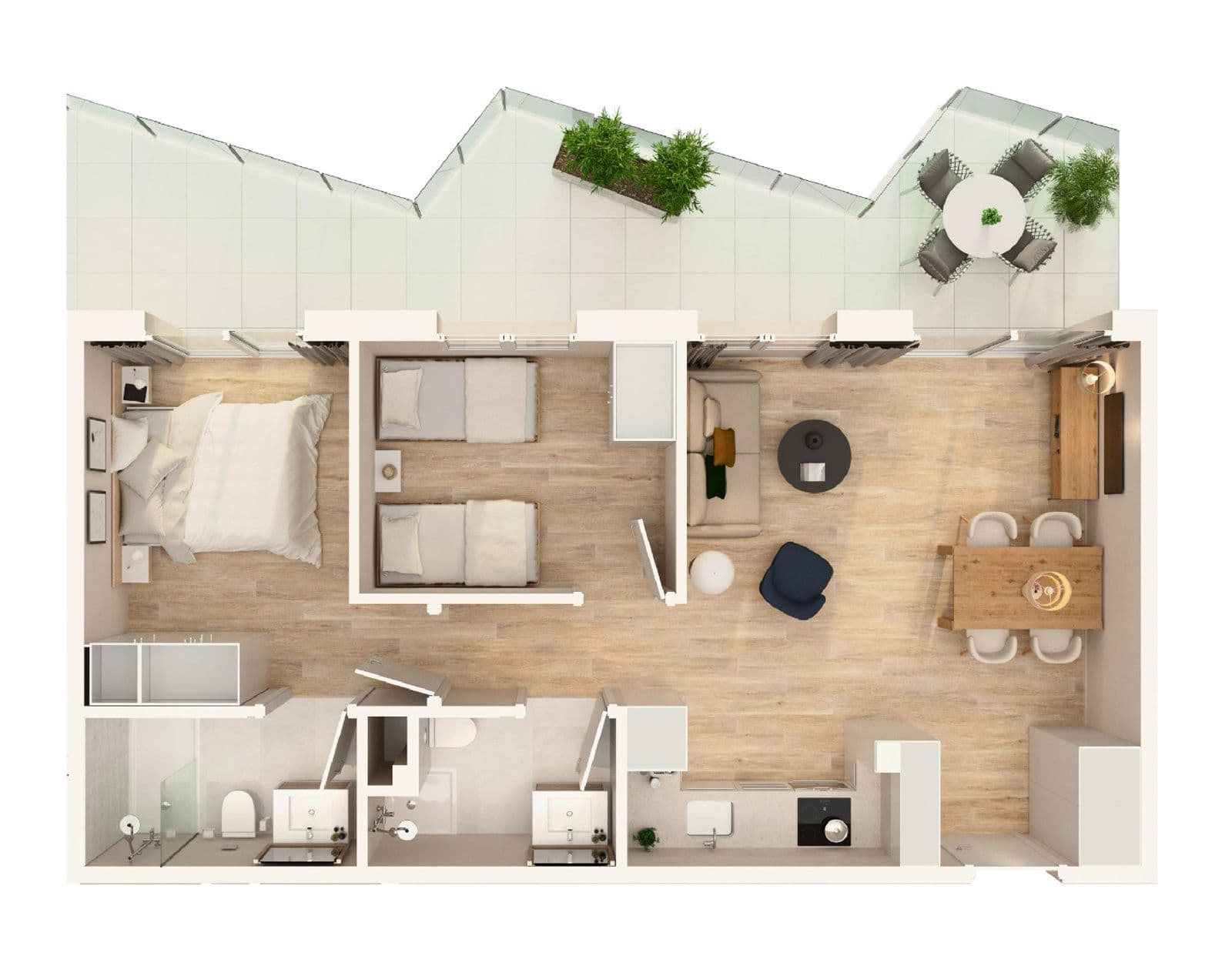 Apartamento 2 dormitorios en Mirador Beach Moncófar
