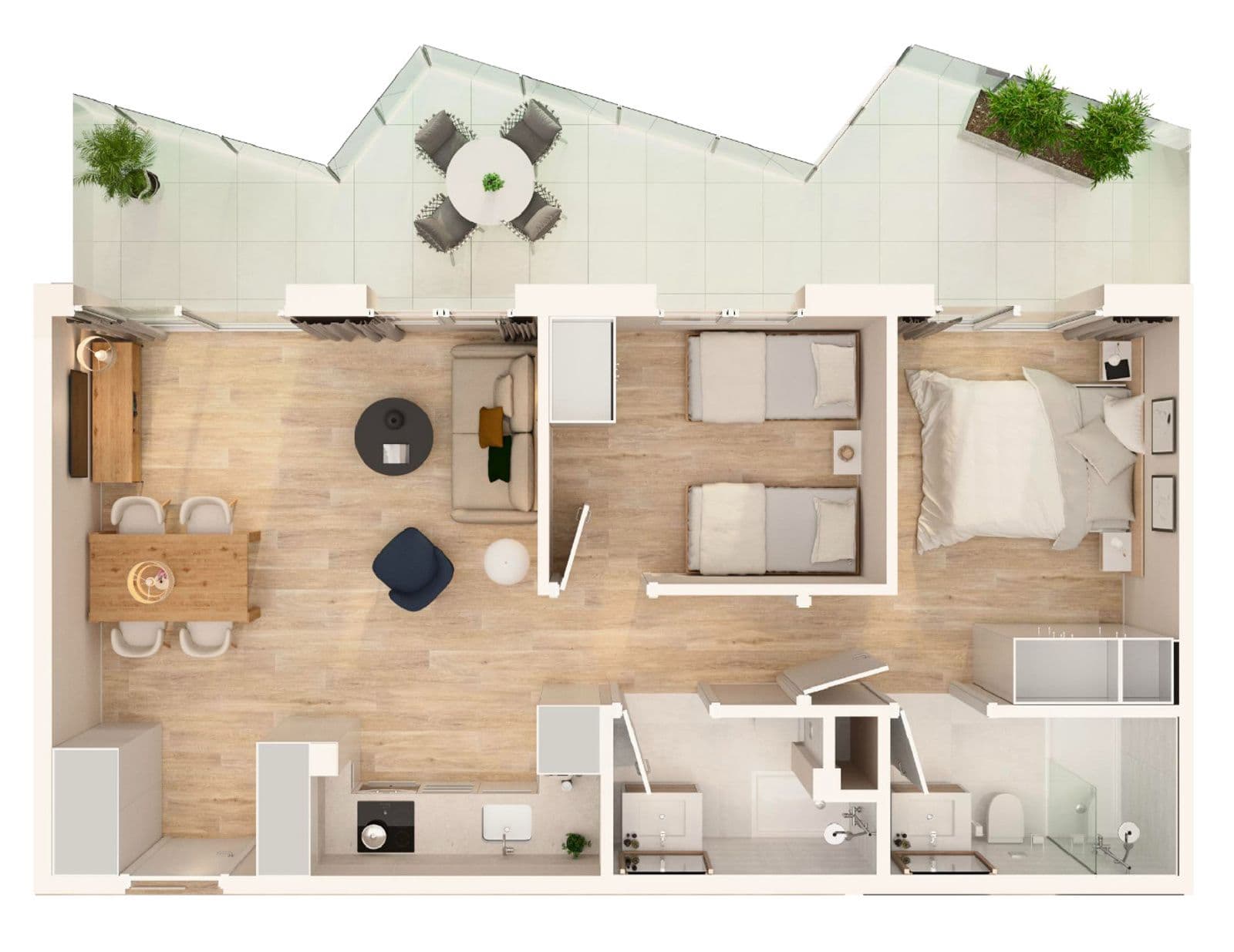 Apartamento 2 dormitorios en Mirador Beach Moncófar