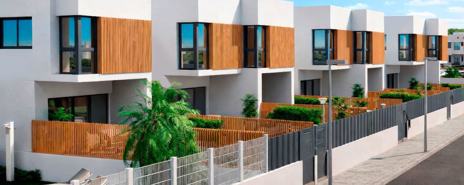 Adosados de obra nueva en Moncófar cerca del mar con piscina y garaje - 2